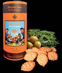 Petit Cracker salé, à l’huile d’Olive & Romarin