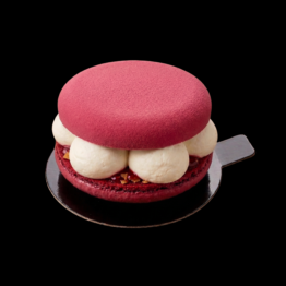 Le Fournil de Gilles - Macaron individuel Fraise Yuzu